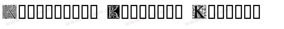 Ornamental Initials W字体转换